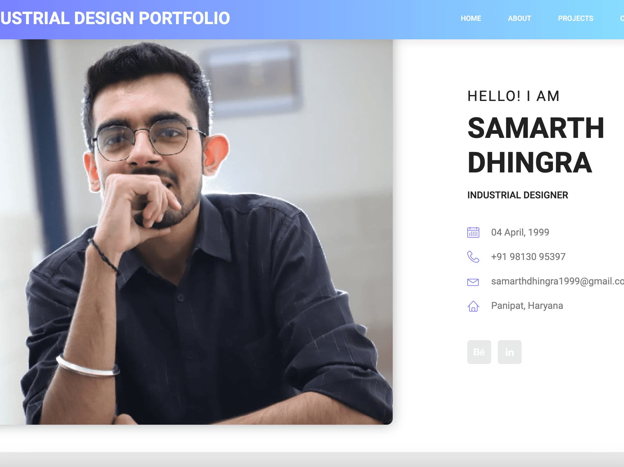 Samarth Dhingra Portfolio